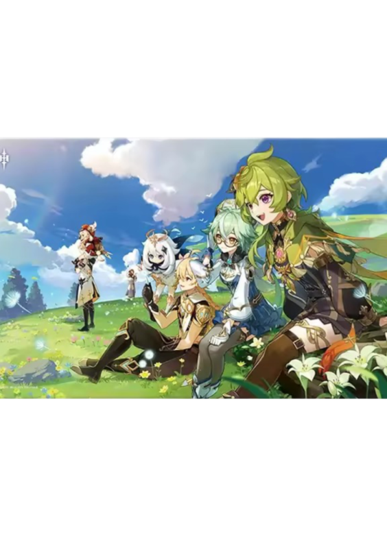 Anime Windblume's Breath Genshin Impact Mouse Pad