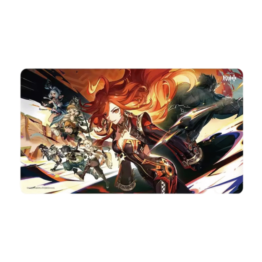 Anime Genshin Impact The Path Of Glory And Blazing Sky Mouse Pad Anime Genshin Impact The Path Of Glory And Blazing Sky Mouse Pad