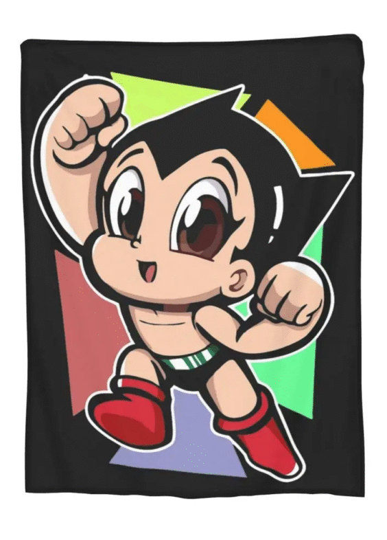 Anime Astro Boy Printed Blanket