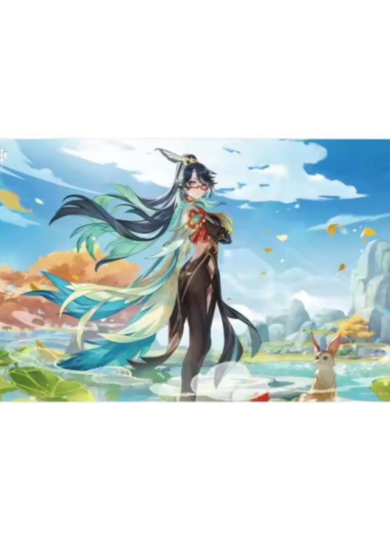 Anime Genshin Impact Xianyun Mouse Pad