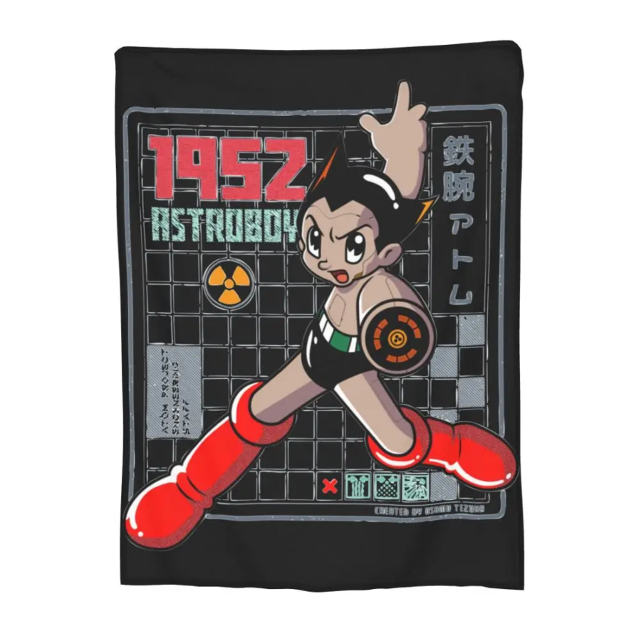 Astro Boy Anime Printed Blanket