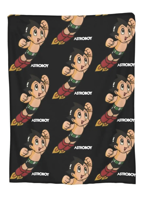 Anime Astro Boy Printed Warm Blanket