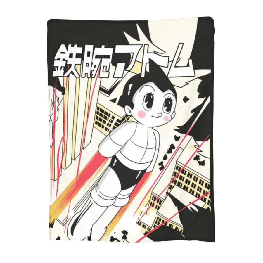 Anime Astro Boy Fleece Blanket Anime Astro Boy Fleece Blanket
