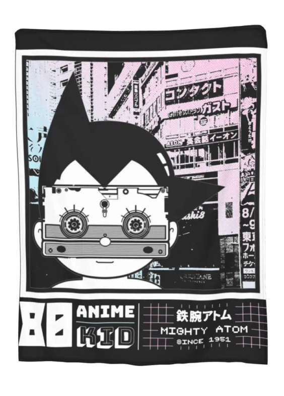 Anime Astro Boy Mighty Atom Blanket