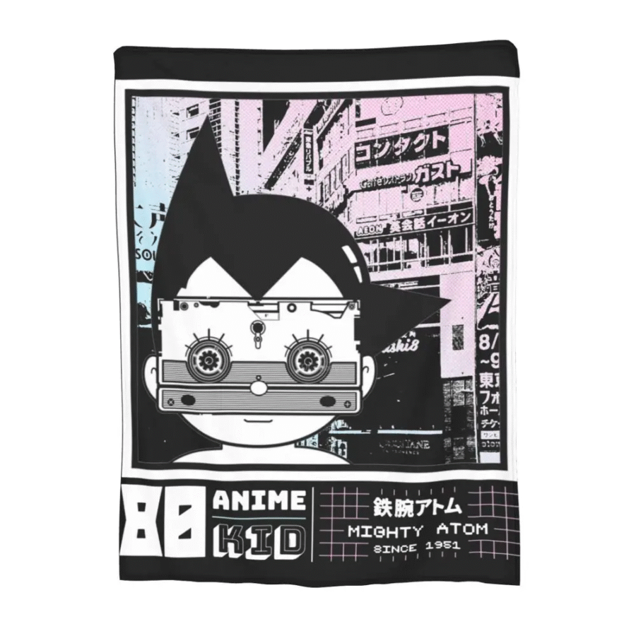Anime Astro Boy Mighty Atom Blanket Anime Astro Boy Mighty Atom Blanket