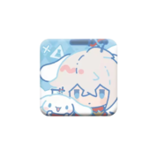 Anime Arknights Executor And Cinnamoroll Badge