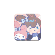 Anime Arknights Amiya And My Melody Badge