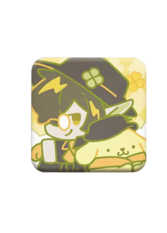 Anime Arknights Lee And Pompompurin Badge