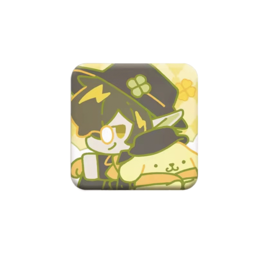 Anime Arknights Lee And Pompompurin Badge