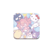 Anime Arknights And Sanrio Character Badge