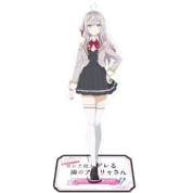 15cm Anime Alya Sometimes Hides Her Feelings in Russian Alisa Mikhailovna Kujou Acrylic Stand