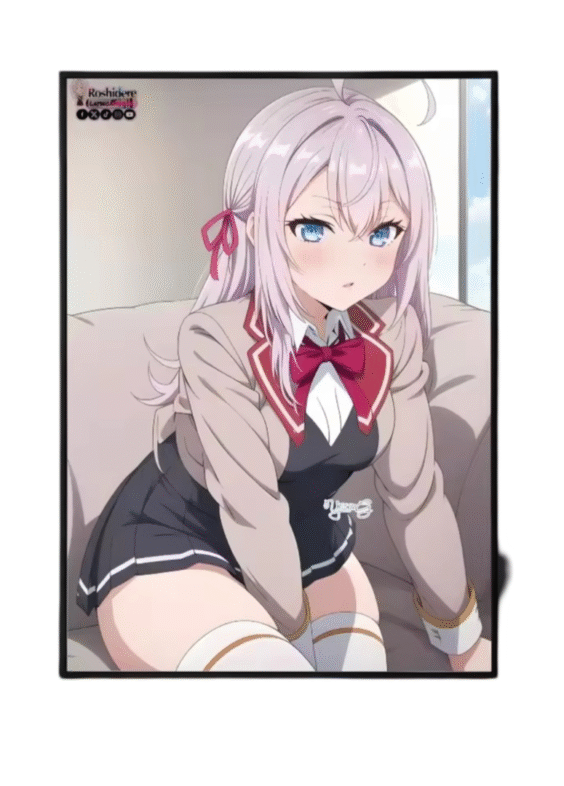 Alya Sometimes Hides Her Feelings In Russian Anime Alisa Mikhailovna Kujou Painting Poster Wall Art