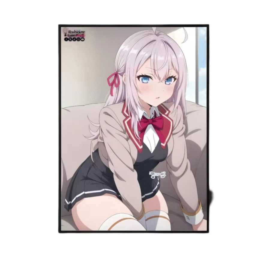 Alya Sometimes Hides Her Feelings In Russian Anime Alisa Mikhailovna Kujou Painting Poster Wall Art Alya Sometimes Hides Her Feelings In Russian Anime Alisa Mikhailovna Kujou Painting Poster Wall Art