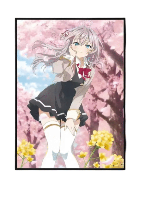 Alya Sometimes Hides Her Feelings In Russian Alisa Mikhailovna Kujou Anime Painting Poster Wall Art