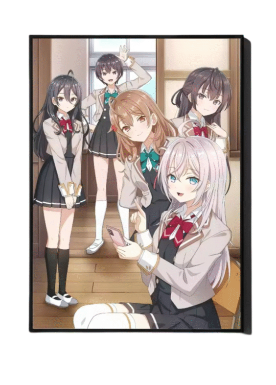 Anime Alya Sometimes Hides Her Feelings In Russian Alisa Mikhailovna Kujou With Friends Poster Wall Art