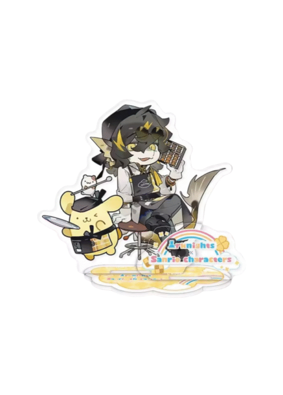 Anime Arknights Lee And Pompompurin Acrylic Stand