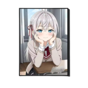 Anime Alya Sometimes Hides Her Feelings In Russian Alisa Mikhailovna Kujou Paper Poster Wall Art