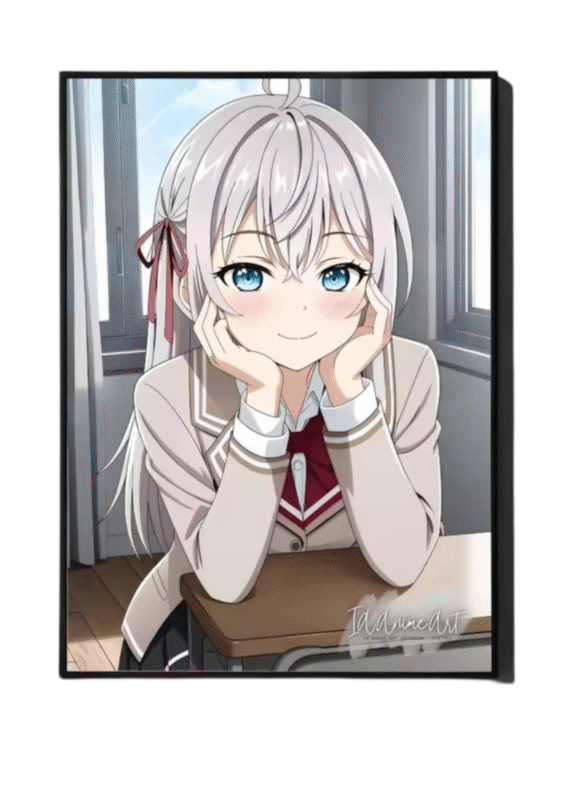 Anime Alya Sometimes Hides Her Feelings In Russian Alisa Mikhailovna Kujou Paper Poster Wall Art