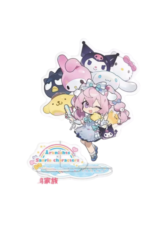 Anime Arknights U-Official And Sanrio Character Acrylic Stand
