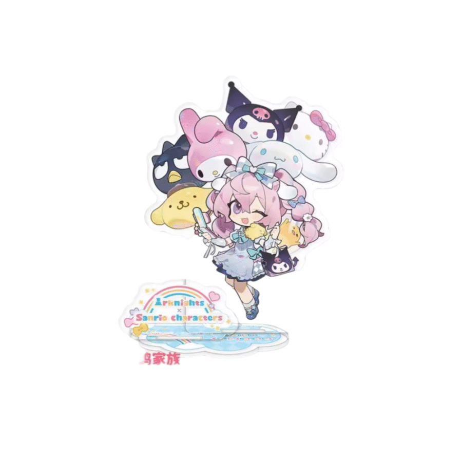 Anime Arknights U-Official And Sanrio Character Acrylic Stand Anime Arknights U-Official And Sanrio Character Acrylic Stand