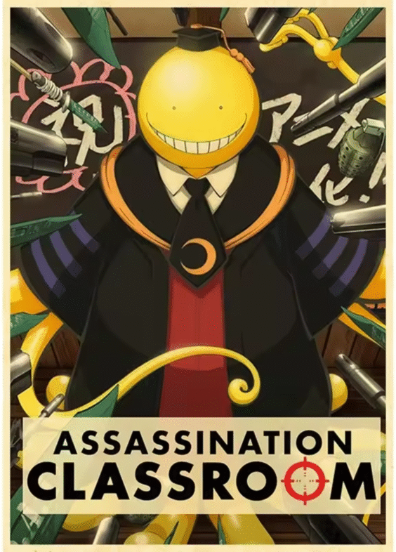 Anime Assassination Classroom Koro-Sensei Poster Wall Art