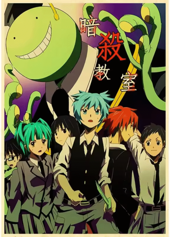 Assassination Classroom Character Anime Canvas Poster Wall Art