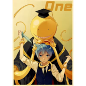 Anime Assassination Classroom Koro-Sensei And Nagisa Shiota Poster Wall Art
