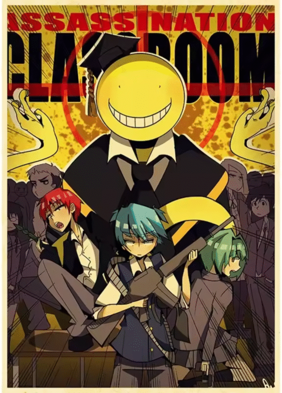 Assassination Classroom Anime Character Painting Poster Wall Art