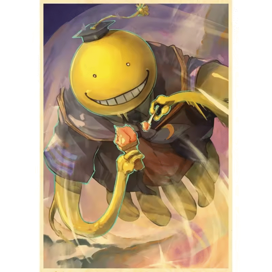 Anime Assassination Classroom Koro-Sensei Canvas Poster Wall Art Anime Assassination Classroom Koro-Sensei Canvas Poster Wall Art