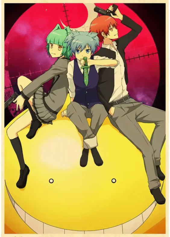 Assassination Classroom Anime Character Painting Wall Art