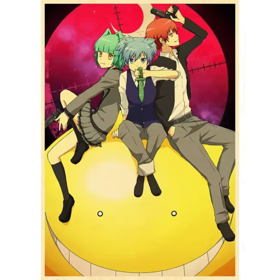 Assassination Classroom Anime Character Painting Wall Art Assassination Classroom Anime Character Painting Wall Art