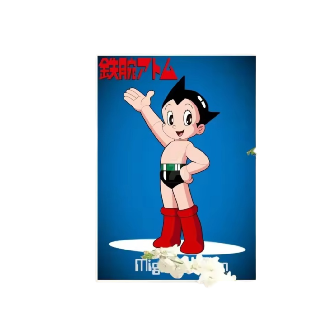 Astro Boy Anime Blue Poster Wall Art Astro Boy Anime Blue Poster Wall Art