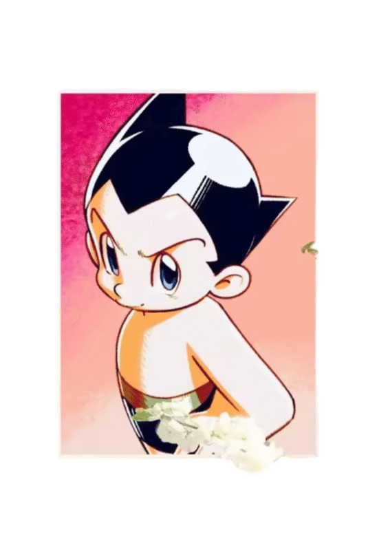 Astro Boy Anime Painting Paper Poster Wall Art