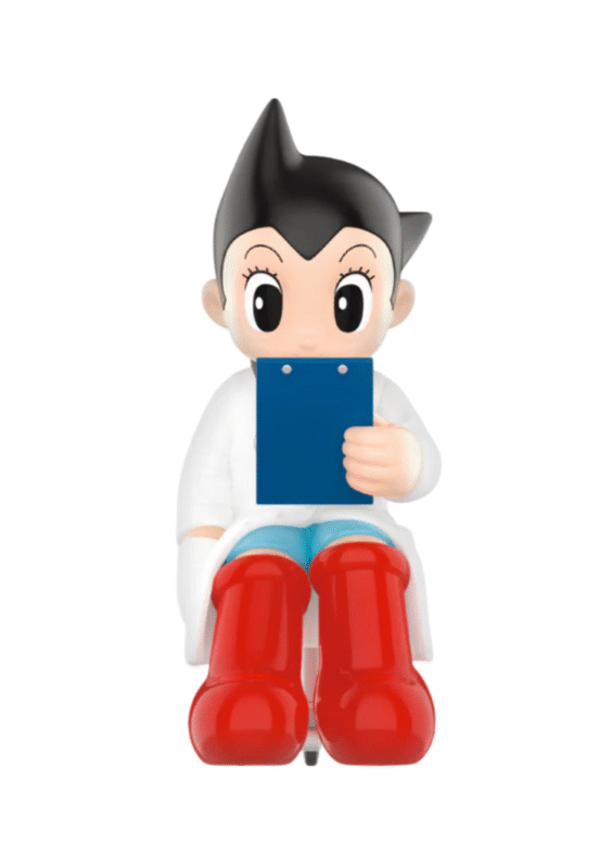 Anime Astro Boy Diverse Life Series Doctor Action Figure Toy