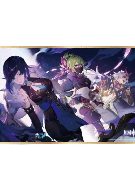 Anime Genshin Impact GeForce Now Colored Paper
