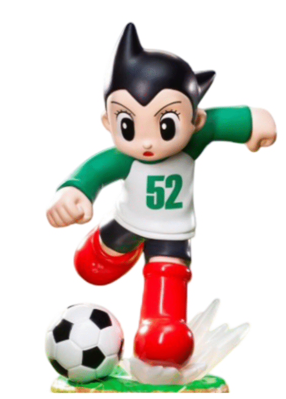 Anime Astro Boy Diverse Life Series Football Player Action Figure Toy