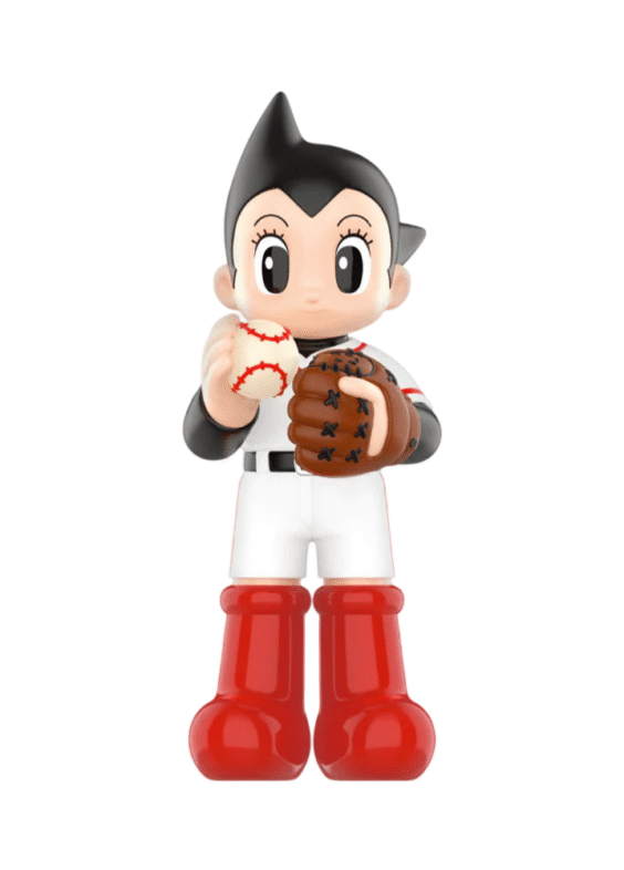 Anime Astro Boy Diverse Life Series Baseball Player Action Figure Toy