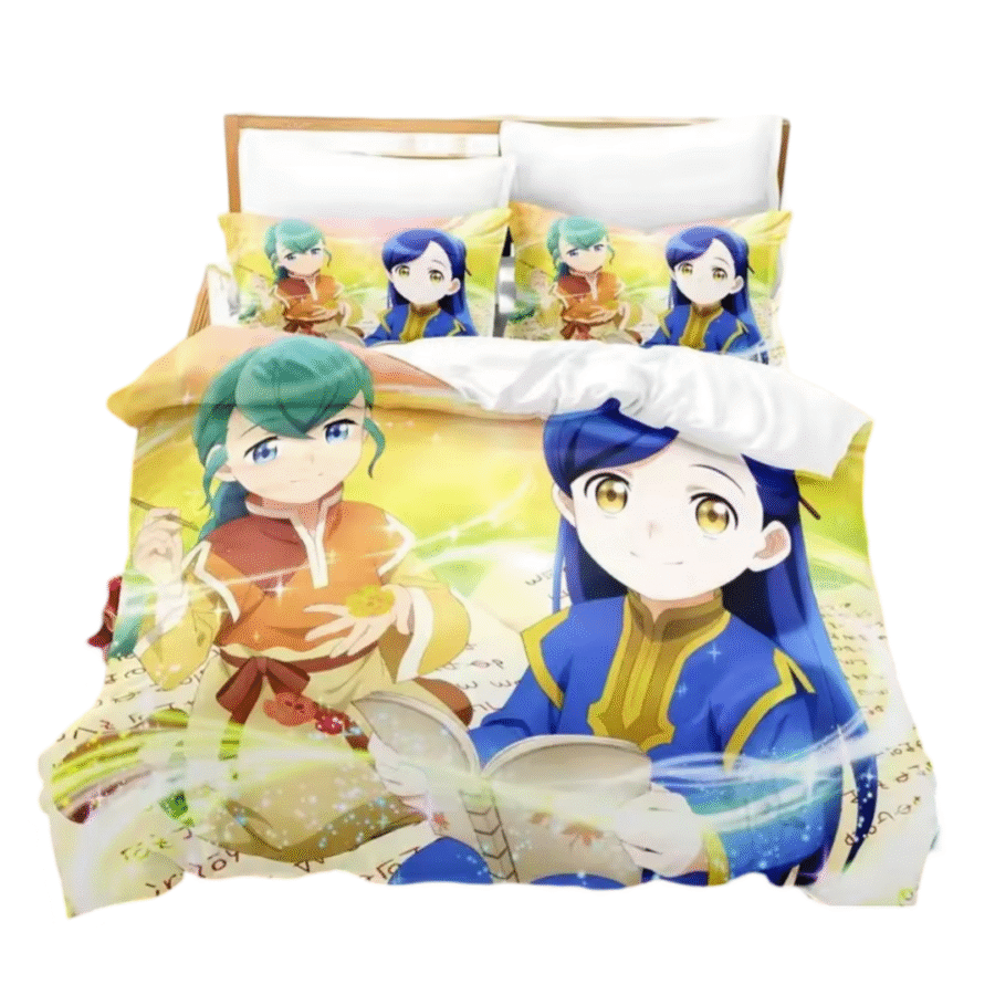 Anime Ascendance Of A Bookworm Myne And Tuuli Bedding Set Anime Ascendance Of A Bookworm Myne And Tuuli Bedding Set