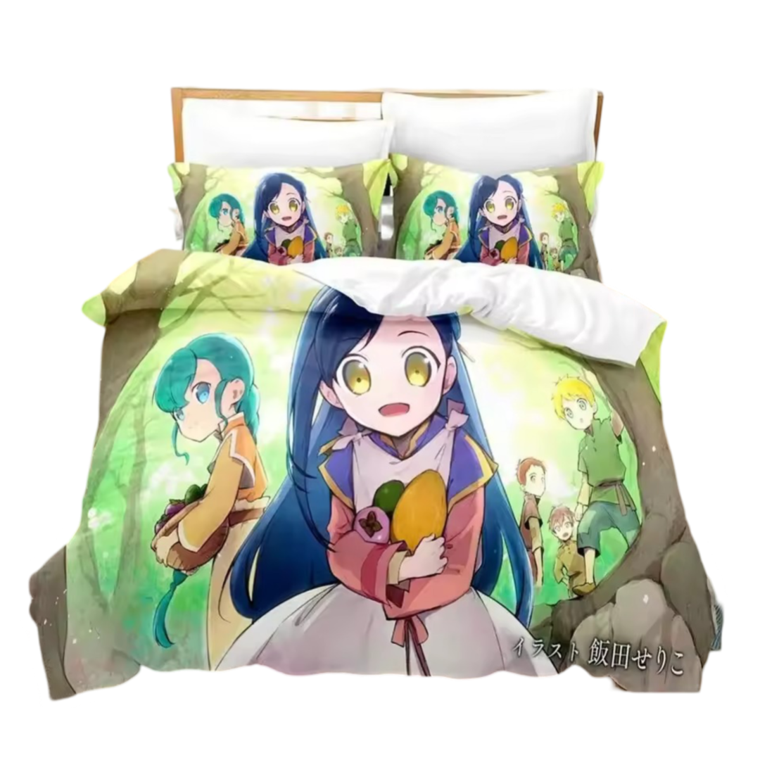 Ascendance Of A Bookworm Myne With Friends Anime Bedding Set Ascendance Of A Bookworm Myne With Friends Anime Bedding Set