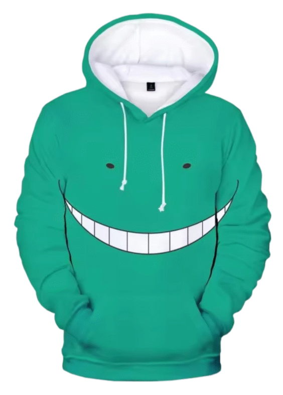 Anime Assassination Classroom Koro-Sensei Green Hoodie