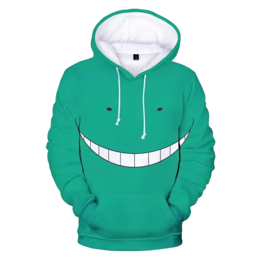 Anime Assassination Classroom Koro-Sensei Green Hoodie Anime Assassination Classroom Koro-Sensei Green Hoodie
