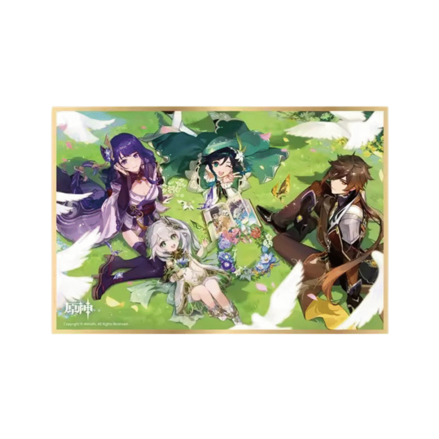 Anime Genshin Impact King Deshret And The Three Magi Colored Paper Anime Genshin Impact King Deshret And The Three Magi Colored Paper