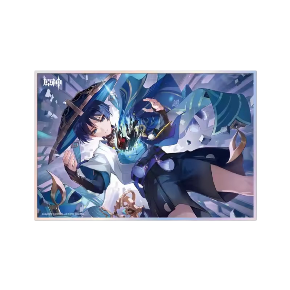 Anime Genshin Impact Scaramouche Colored Paper Anime Genshin Impact Scaramouche Colored Paper