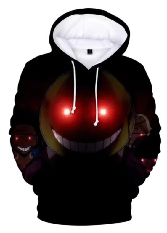 Anime Assassination Classroom Koro-Sensei Black Hoodie