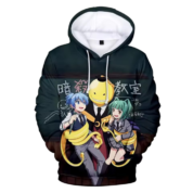 Anime Assassination Classroom Koro-Sensei And Nagisa Shiota With Kaede Kayano Hoodie