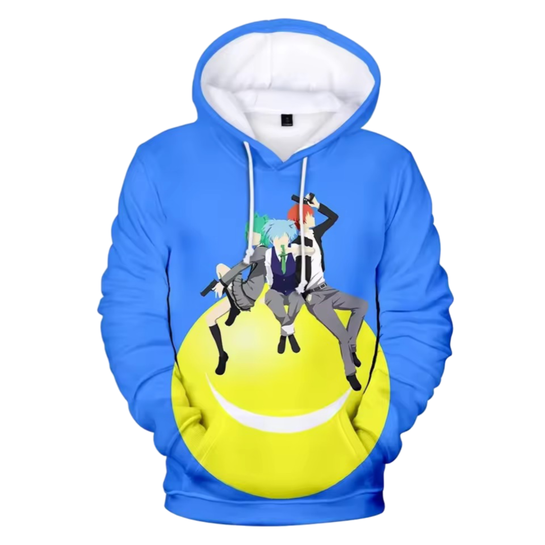 Anime Assassination Classroom Karma Akabane And Nagisa Shiota With Kaede Kayano Hoodie Anime Assassination Classroom Karma Akabane And Nagisa Shiota With Kaede Kayano Hoodie