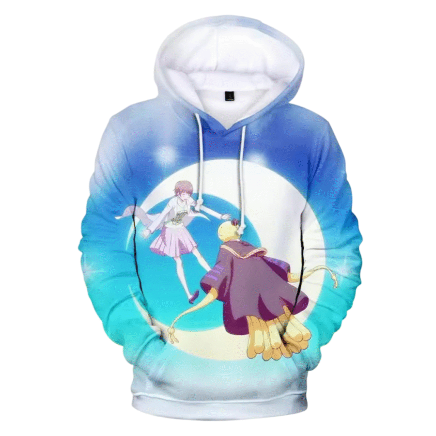 Anime Assassination Classroom Koro-Sensei And Aguri Yukimura Hoodie Anime Assassination Classroom Koro-Sensei And Aguri Yukimura Hoodie