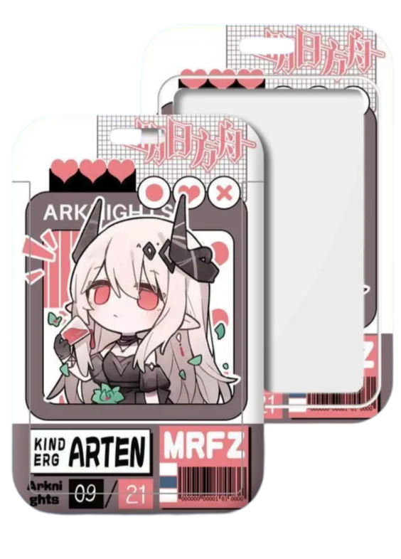 Anime Arknights Mudrock Card Holder