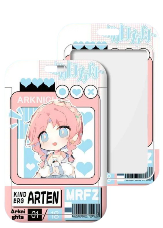 Anime Arknights Blue Poison Card Holder