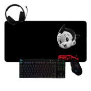Anime Astro Boy Black Mousepad